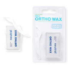 Healthy Smile orthodontic wax for braces, neutral